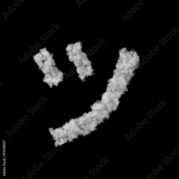 Fototapeta 雲形のフォント