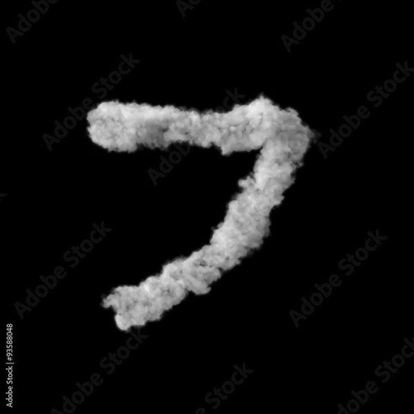 Fototapeta 雲形のフォント