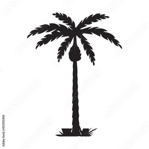 Obraz palm tree graphich art vector