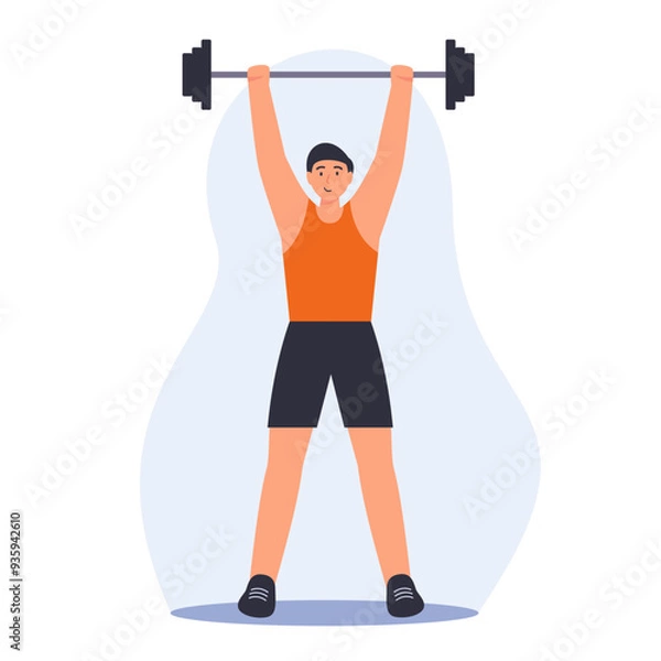 Fototapeta Workout Illustration