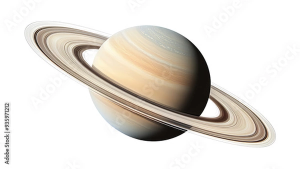 Fototapeta Stunning Image of Saturn: The Majestic Ringed Planet in High Definition