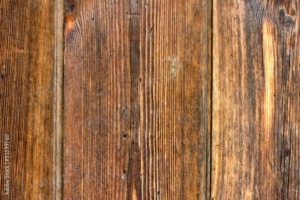 Fototapeta The old wood texture with natural patterns