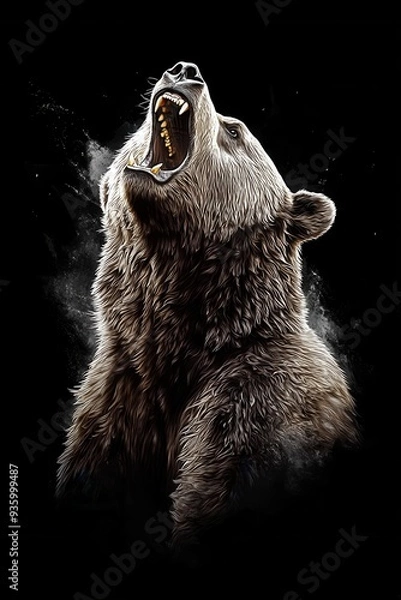 Obraz portrait of a bear