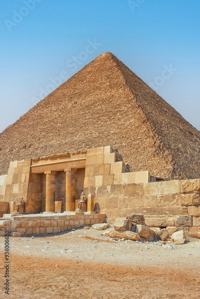 Fototapeta The Pyramids of Giza in Egypt