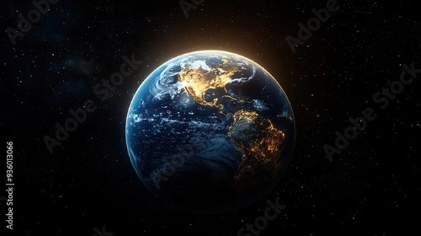 Fototapeta planet in space