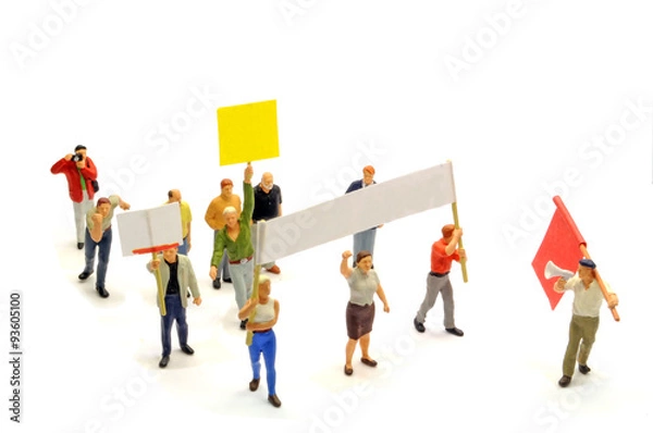 Fototapeta Demonstranten