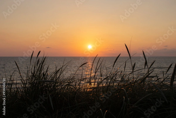 Obraz Sonnenuntergang in Wenningstedt Sylt