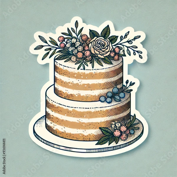 Obraz wedding cake 3