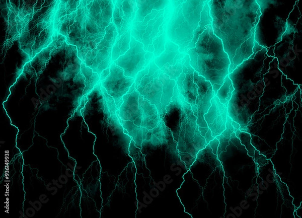 Obraz lightning in the night sky