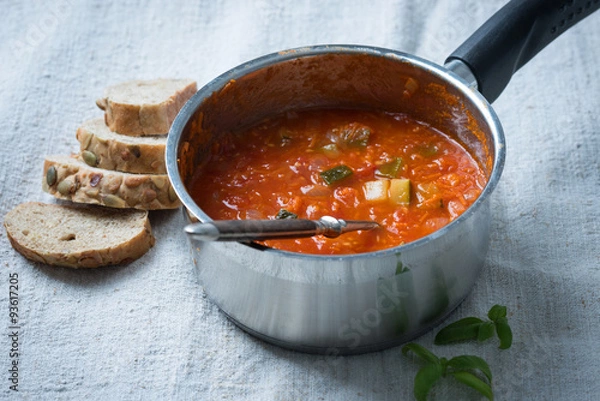 Obraz Tomatensuppe im Topf