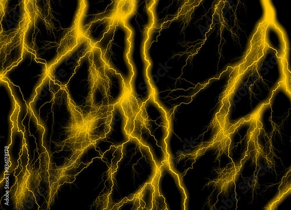 Obraz lightning in the dark