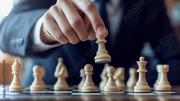 Fototapeta Risk management practices identify and mitigate potential threats to business operations. By developing contingency plans and monitoring risks companies can protect their assets