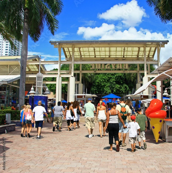 Obraz shopping precinct