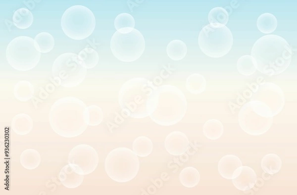 Obraz background with bubbles