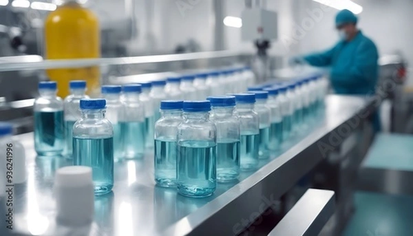 Fototapeta tubes in laboratory