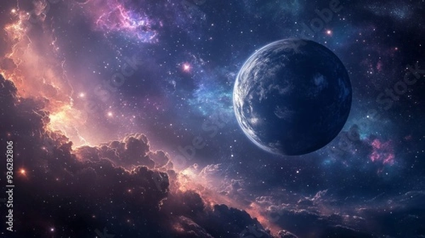 Obraz Space. Real look and 4K quality. 