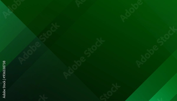 Fototapeta Abstract green geometric background. Vector illustration