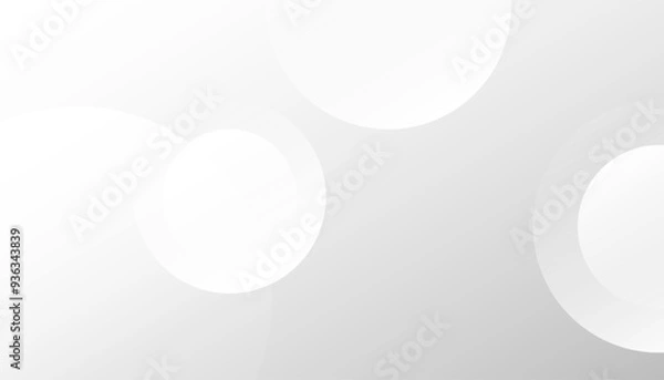 Fototapeta Minimal geometric background. Dynamic shapes composition. Vector illustration