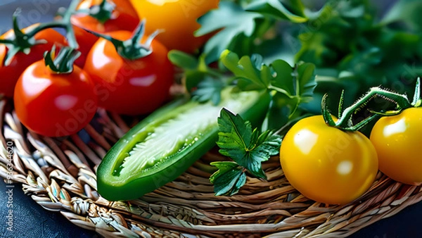 Obraz A variety of different vegetables 