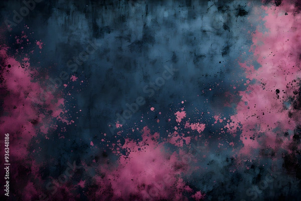 Obraz Dark moody grunge texture background 