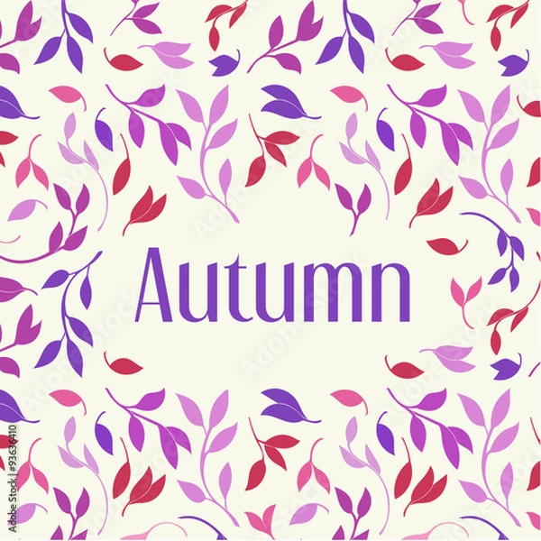 Fototapeta Leaves poster