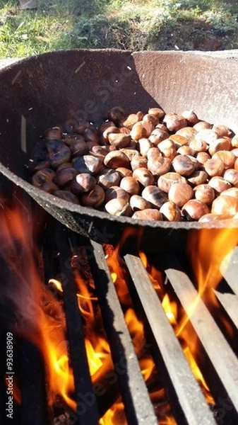 Obraz Kastanien im feuer