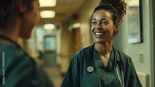Obraz The smiling medical professional