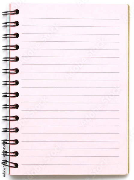 Fototapeta Pink notebook