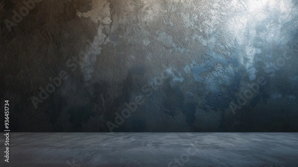 Fototapeta finished floor wall background abstract close up empty design texture interior gray light pattern white concrete modern cement interior surface space architecture dark material black construction room