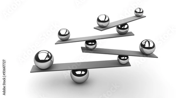 Obraz akt równowagi