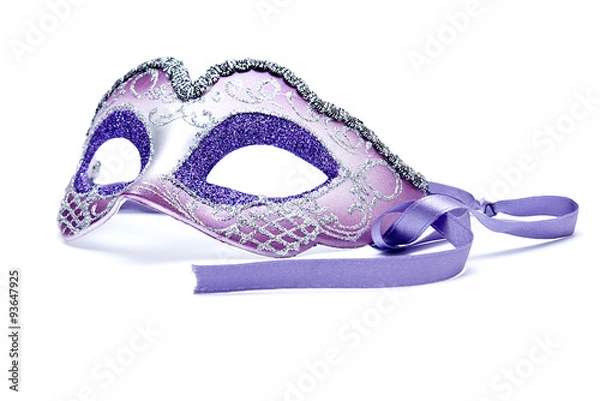Obraz The purple silver mask