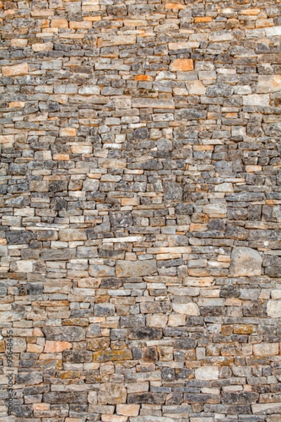 Fototapeta Natural stone wall texture for background