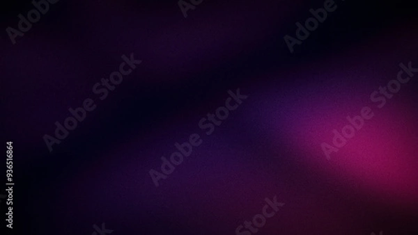 Fototapeta Deep purple and dark pink gradient with a smooth, blurred texture. Ideal for creating a mysterious and moody background, perfect for digital designs and high-resolution wallpapers