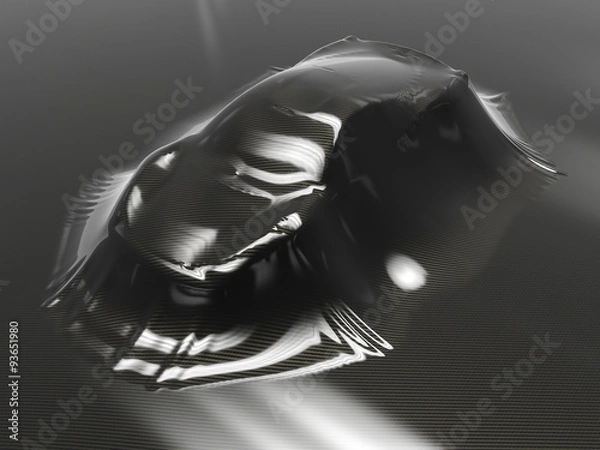 Obraz Proces oklejania samochodów