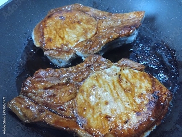 Obraz grilled pork chops
