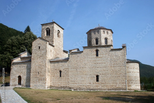 Fototapeta Djurdjevi stupovi is a Serbian Orthodox monastery, located two km from Berane, the north-east of Montenegro, and represents the most important cultural and historical monument of this region.