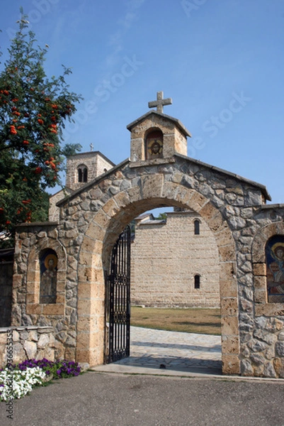 Fototapeta Djurdjevi stupovi is a Serbian Orthodox monastery, located two km from Berane, the north-east of Montenegro, and represents the most important cultural and historical monument of this region.