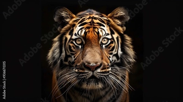 Obraz Close-Up Portrait of a Majestic Tiger