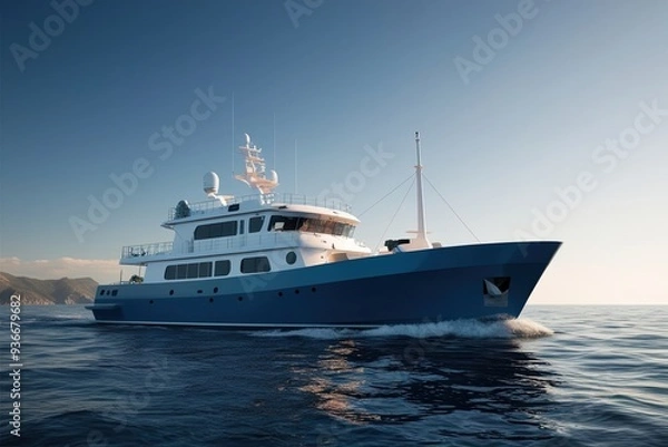 Obraz Advanced Digital Maritime Solutions for Navigation Exploration and Environmental Monitoring