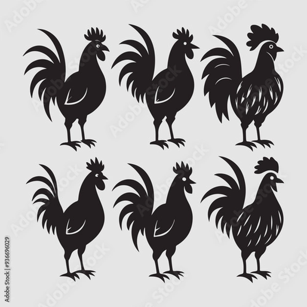 Obraz Vector  Animals Hen