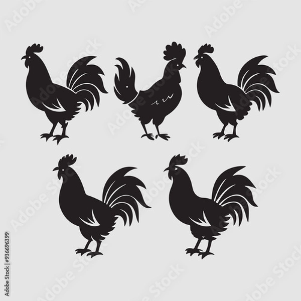 Obraz Vector  Animals Hen