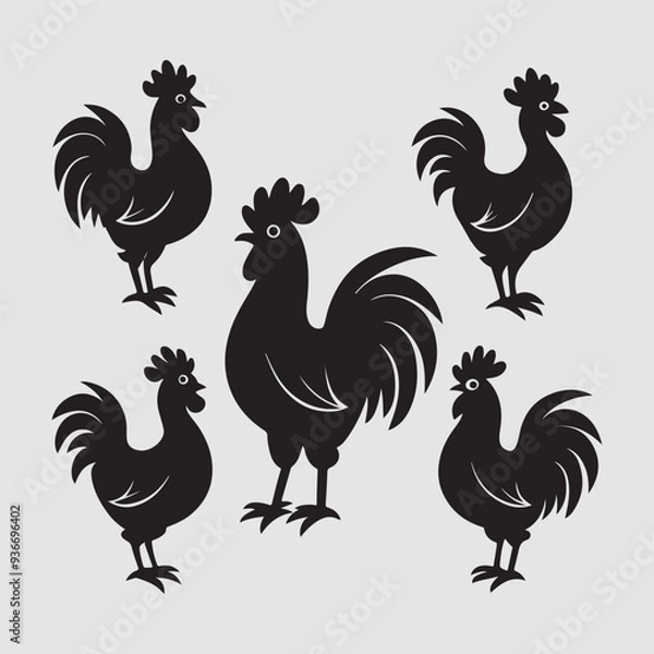 Obraz Vector  Animals Hen