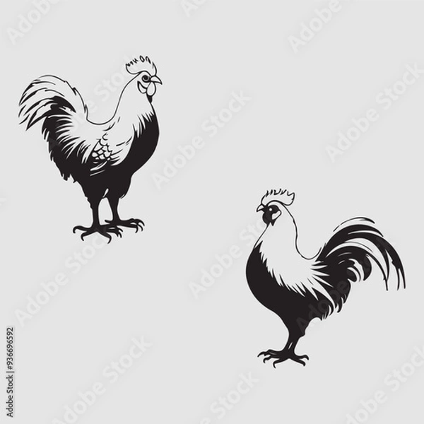 Obraz Vector  Animals Hen
