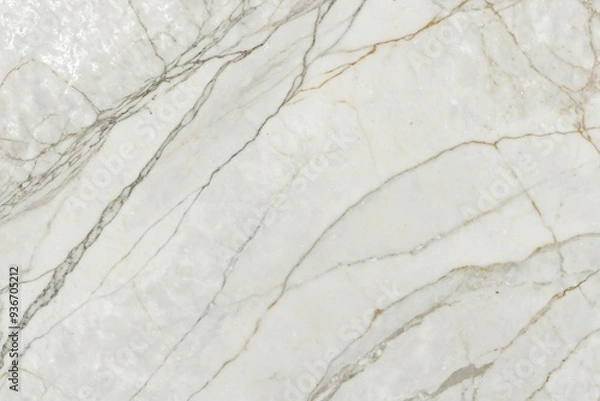 Obraz Close-up shot of a white marble surface