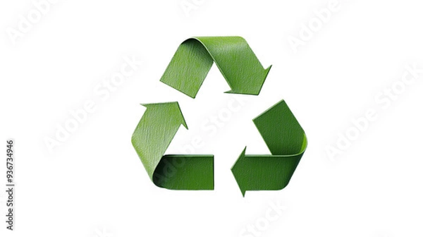 Fototapeta green recycle symbol