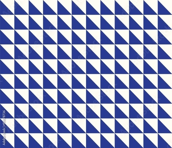 Fototapeta Abstract Retro Square Pattern background with cube decoration. Blue color. For design, borders, envelope etc Vector