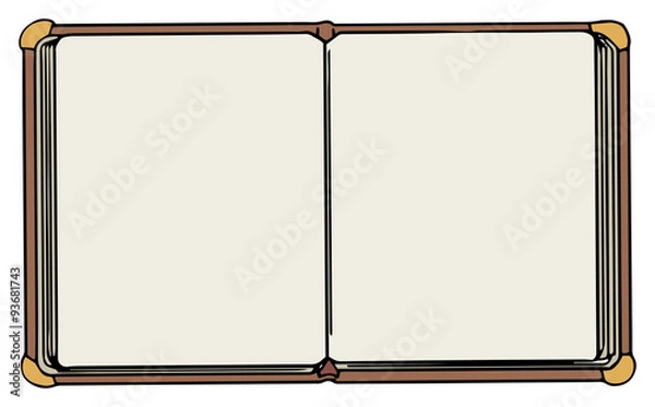 Obraz Hand drawn note book