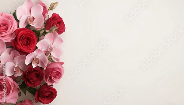 Obraz bouquet of pink roses