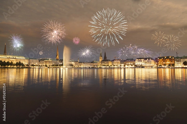 Obraz Silvester in Hamburg