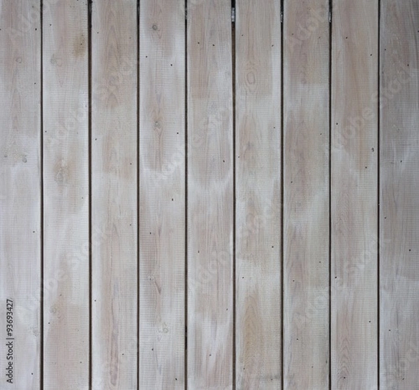 Fototapeta White wooden deck